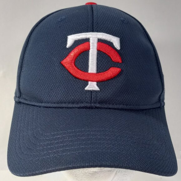 Minnesota Twins TC Team MLB Baseball Cap Blue Adult Hook Loop OSFA VTG Oc Sports - Picture 1 of 11
